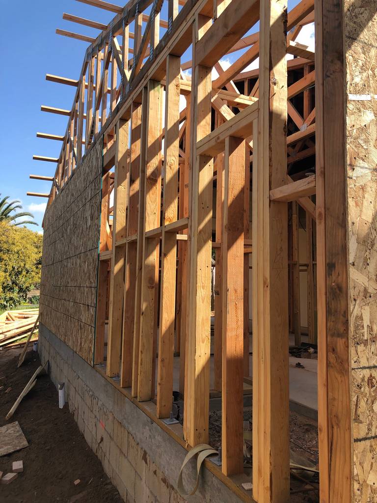BUILDING THE WALLS AND THE ROOFING