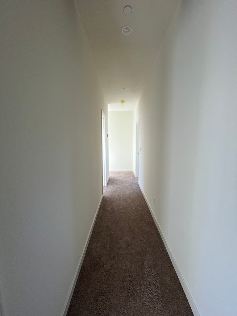 Upstairs hallway carpet installed