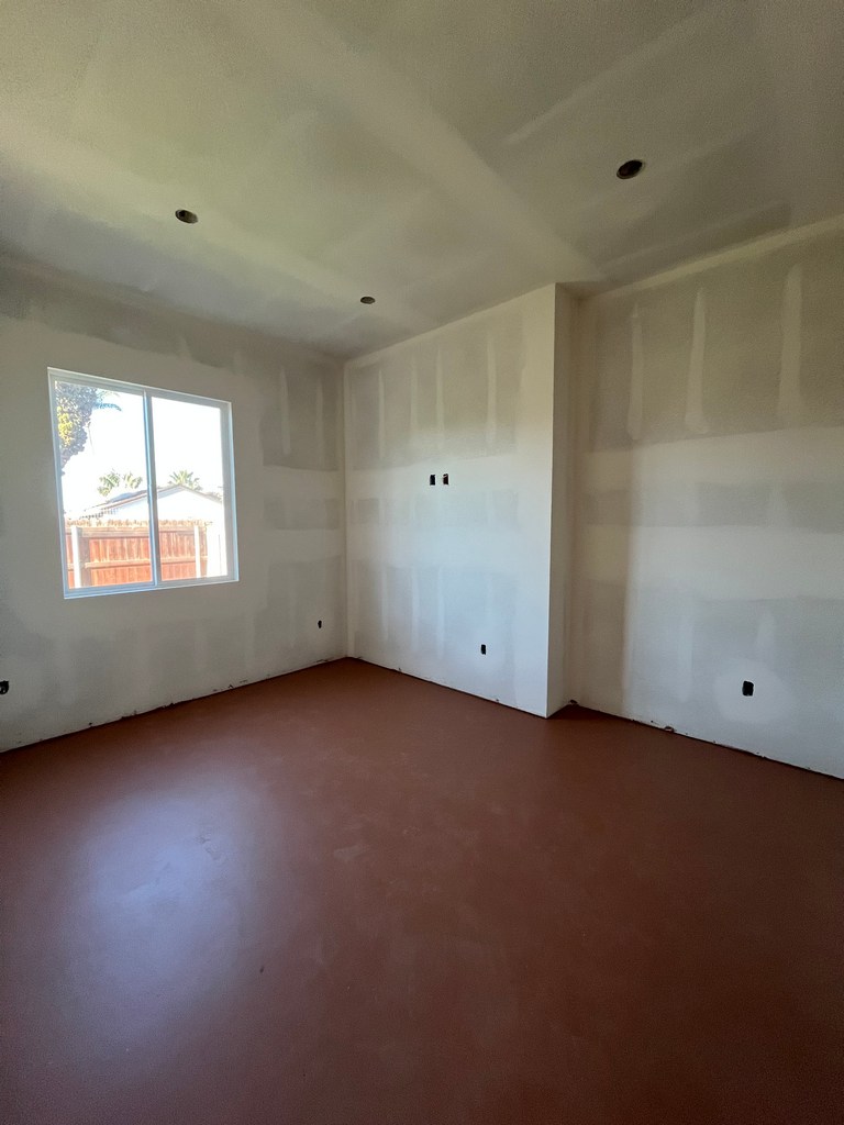 ADU drywall ready for paint 