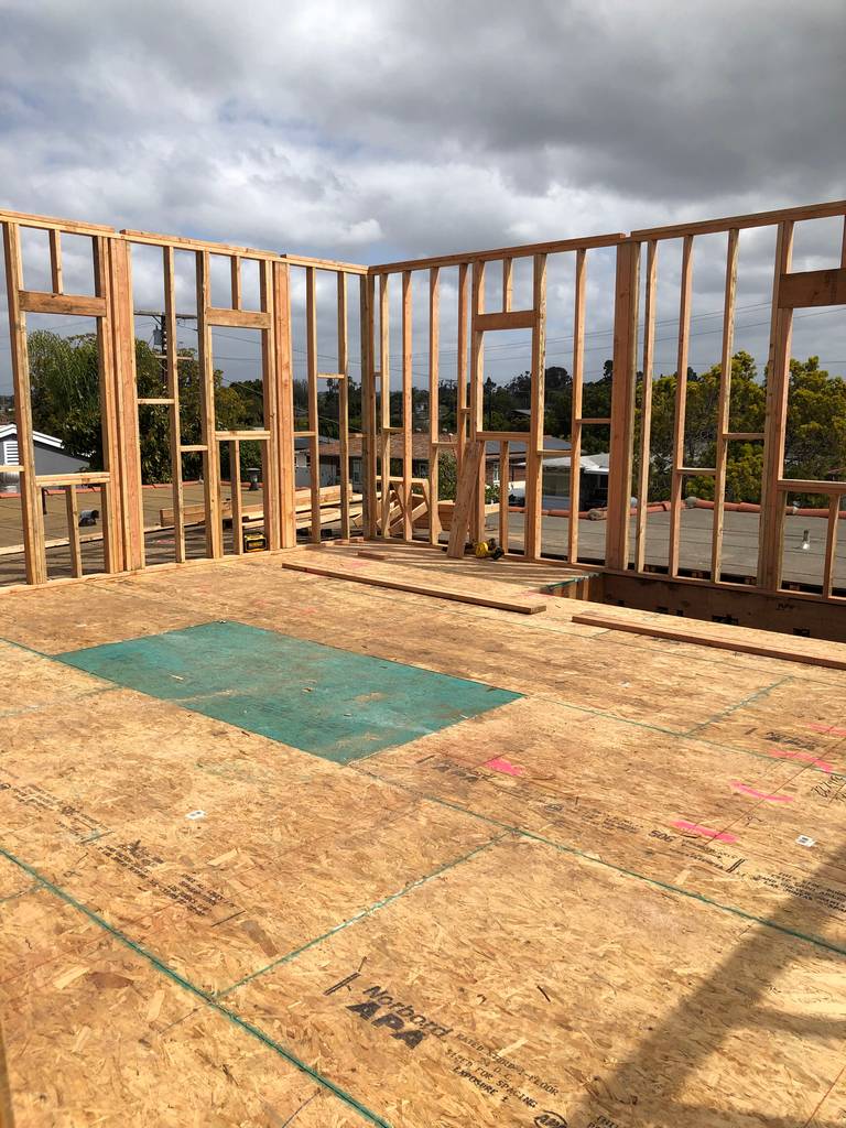 building the sub floor for home addition