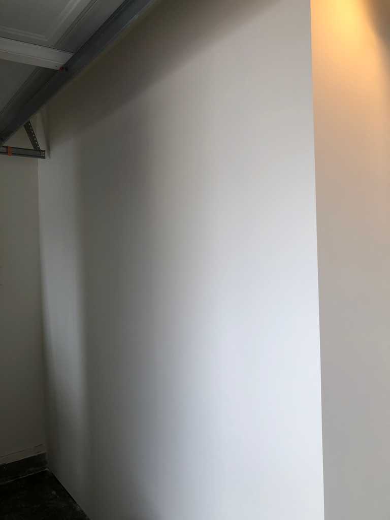 garage conversion textured drywall