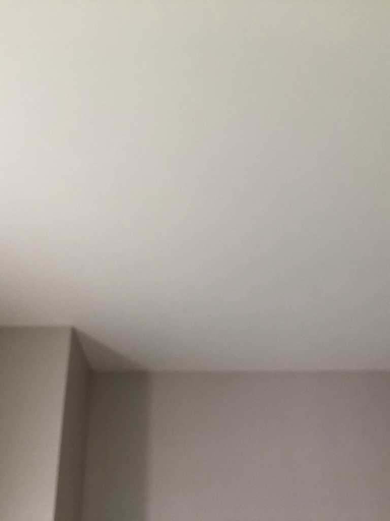 garage conversion textured drywall ceiling