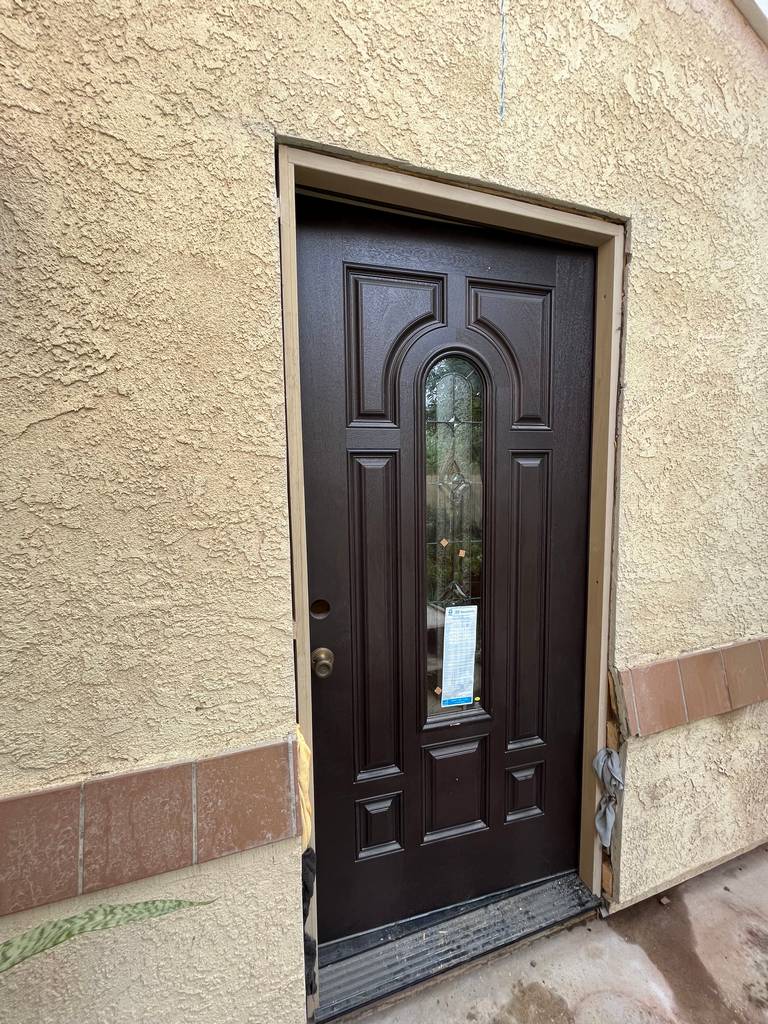 Masonite Providence Center Arch Entry Door