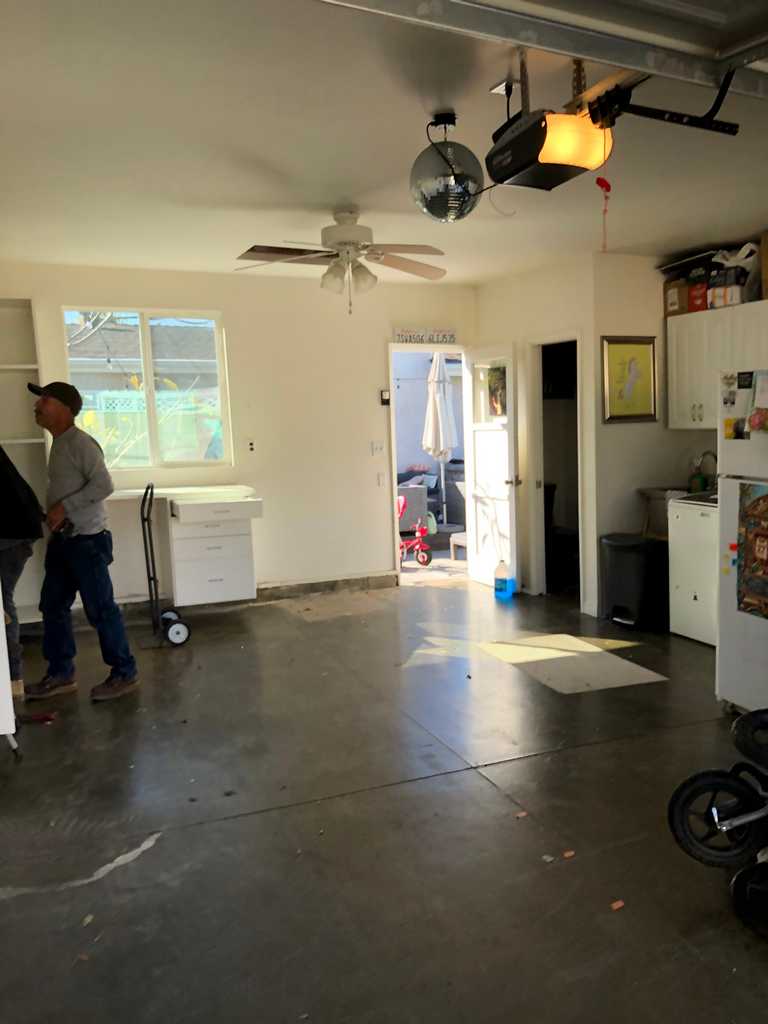 garage conversion area before picture