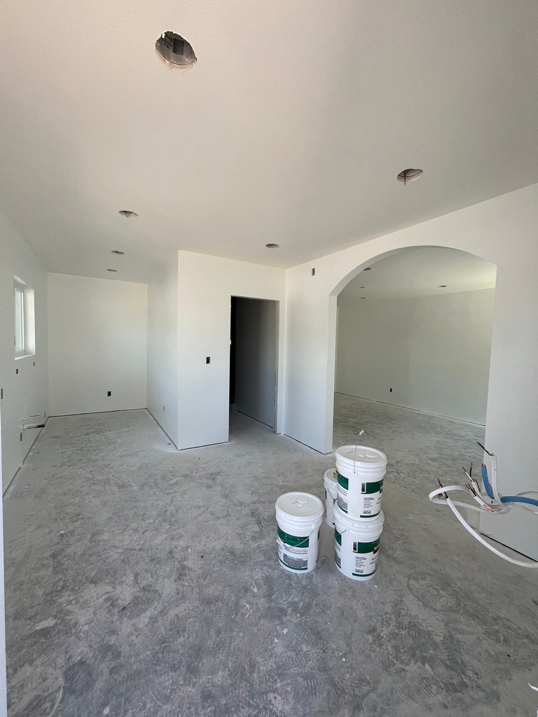 ADU interior drywall progress