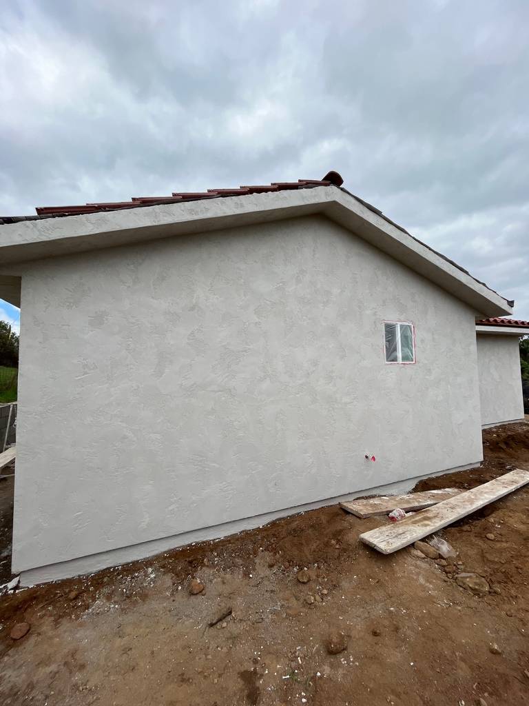 Stucco Color Coat Over Applied Textured Wall