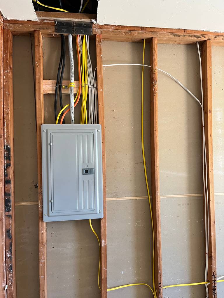 wiring the electrical panel