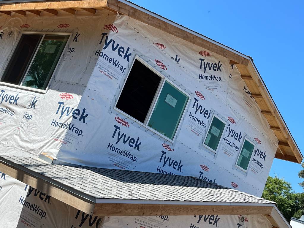tyvek moisture protective wrapping the home addition