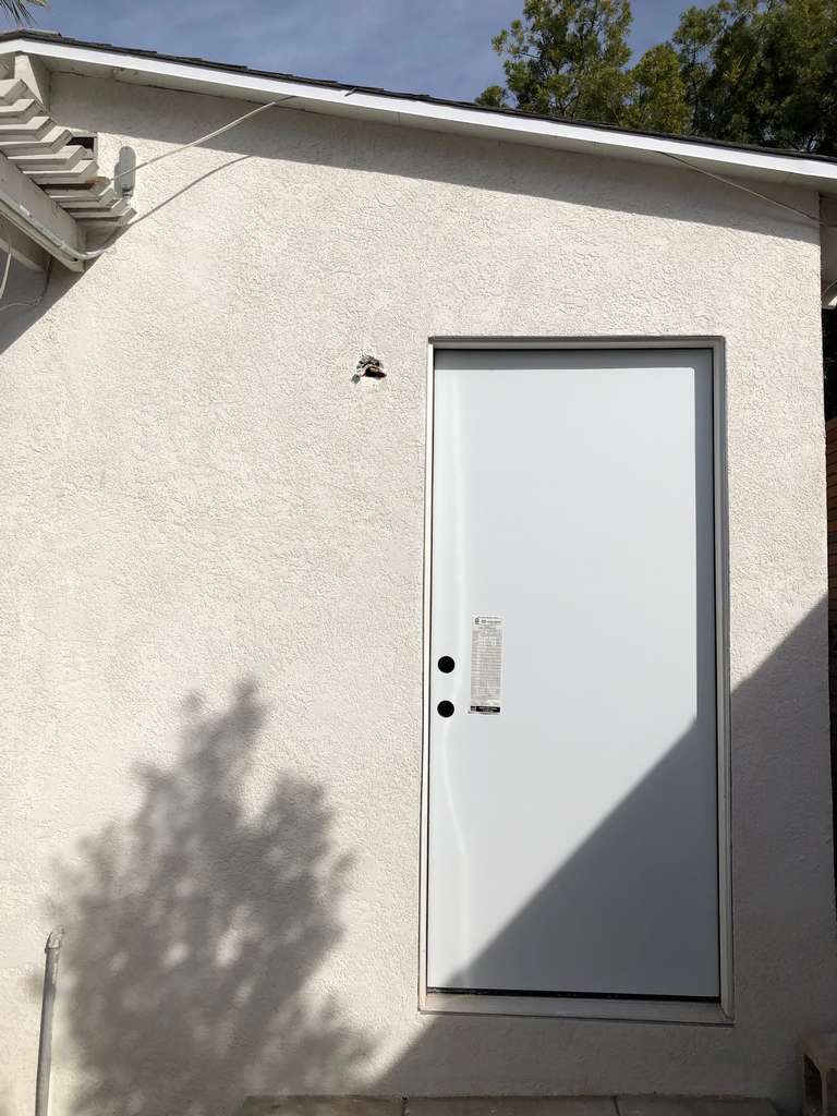 new metal door for the studio