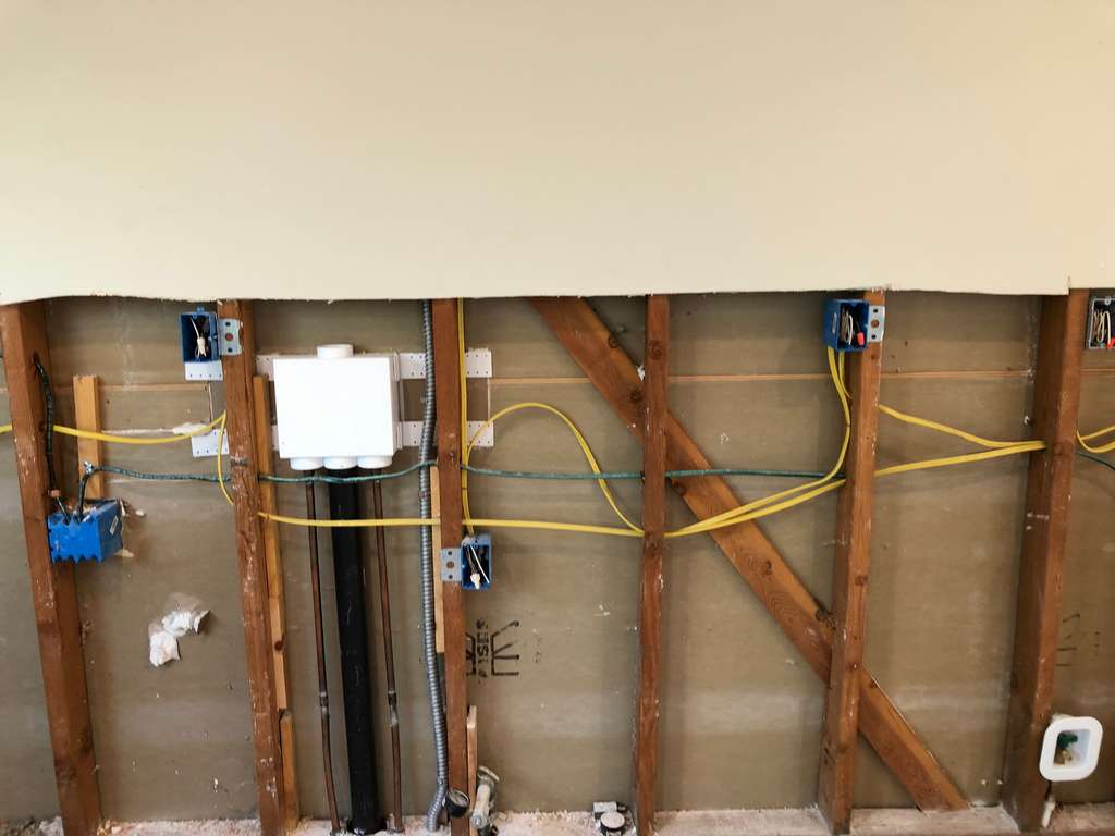 romex wires for new kitchen