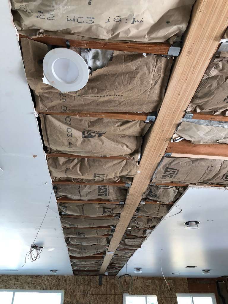 insulation in ceiling joists