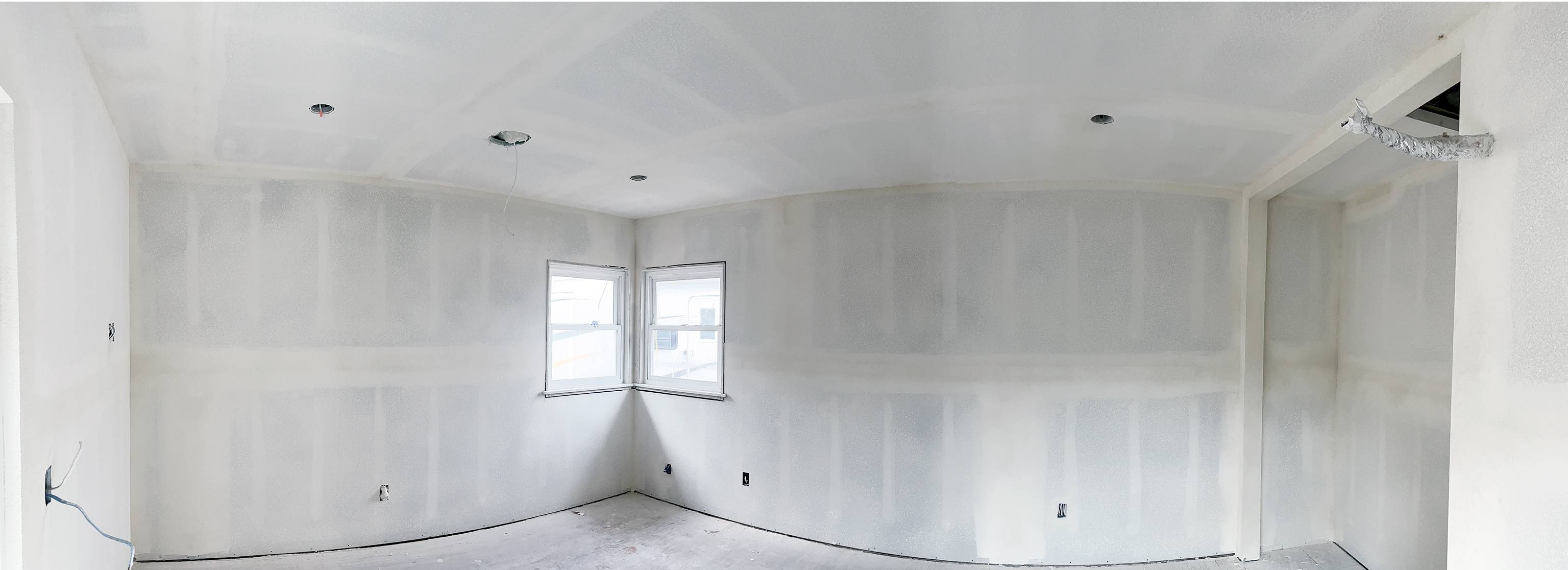 laying out the foundation for home addition