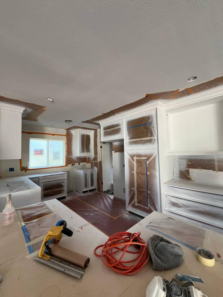 kitchen renovation painting prep_91910 28